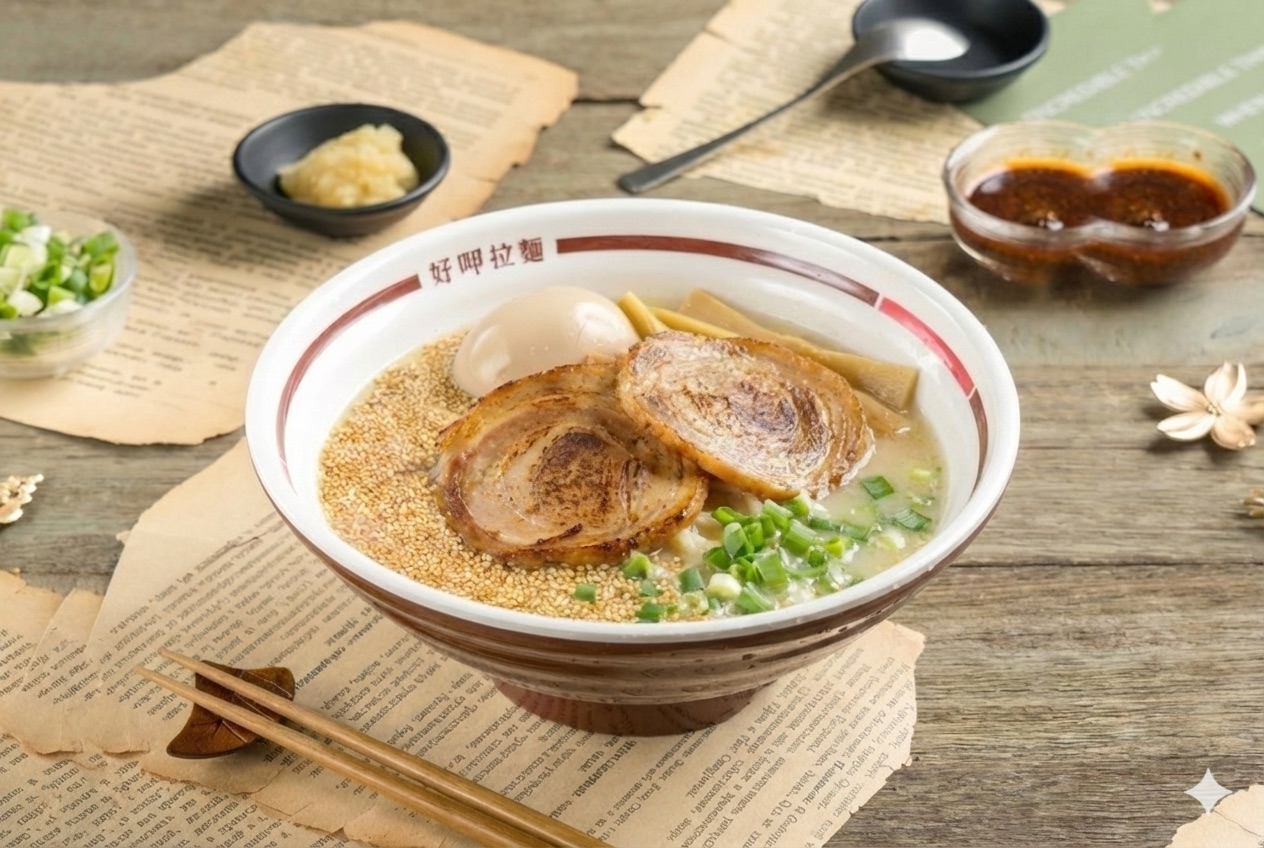 鵝油芝香豚骨拉麵